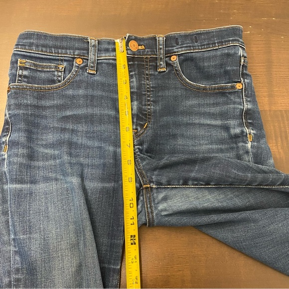 Madewell Dark Wash 9” High Rise Skinny Denim Blue Jeans Women’s 28x28 - Picture 11 of 13